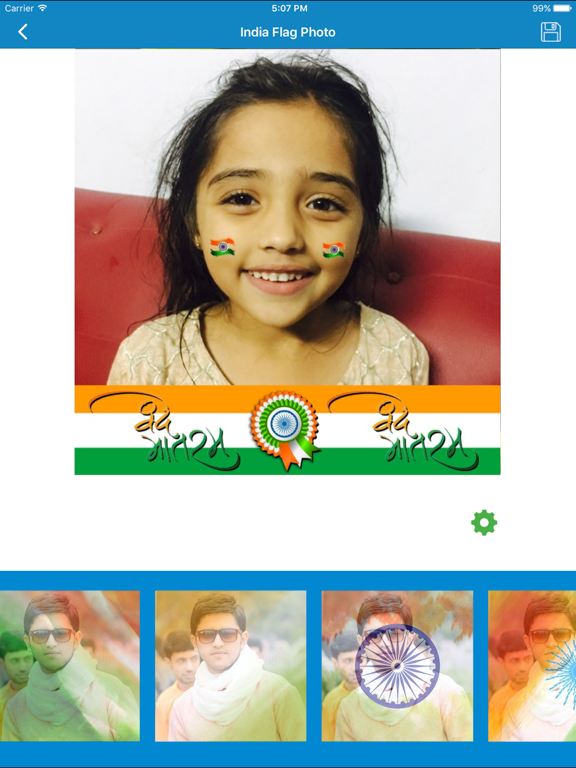 15th August India DP Selfie Maker & Photo Frame iPad screenshot 2 - Reference app