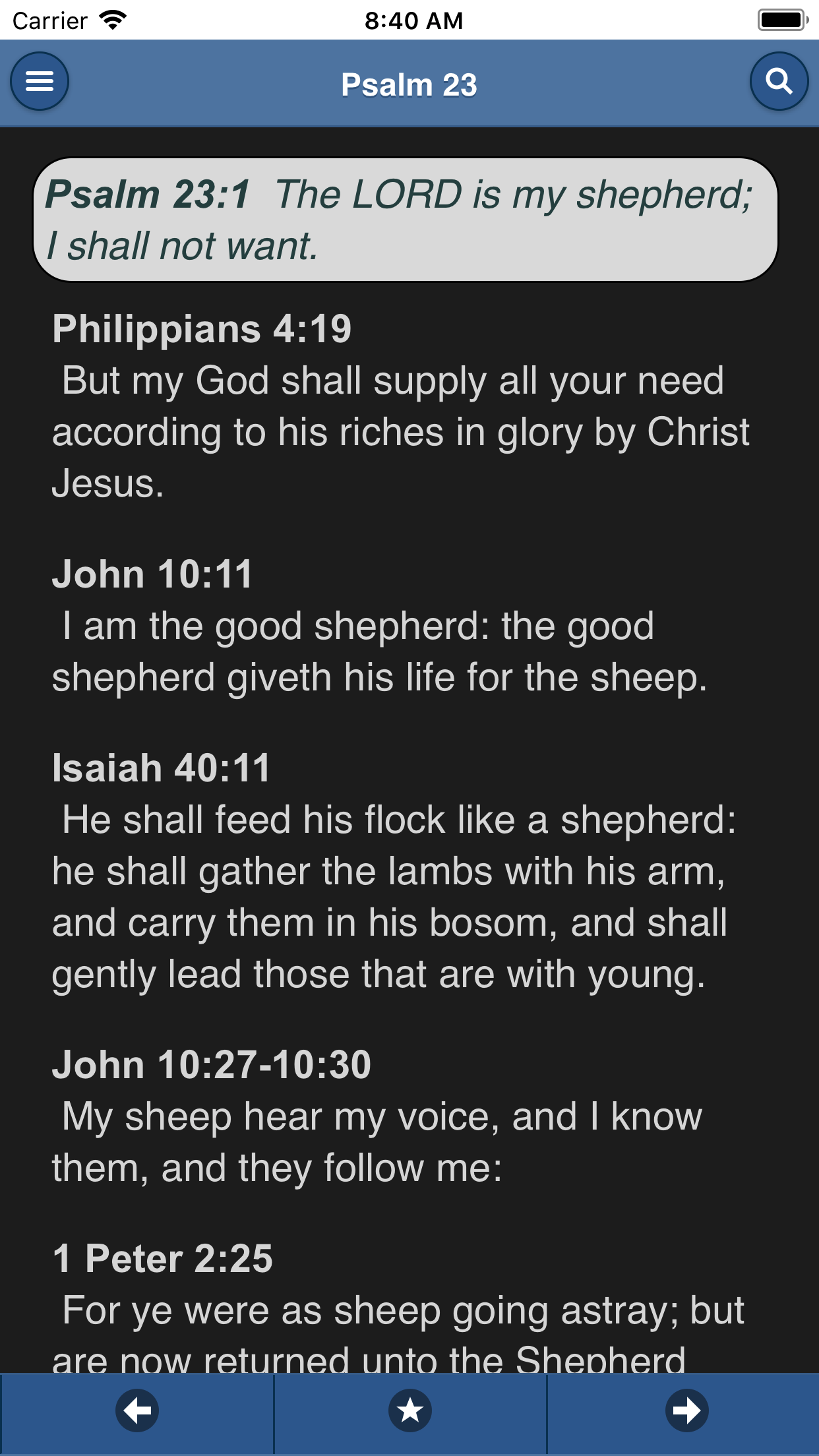 VerseVIEW Mobile Bible