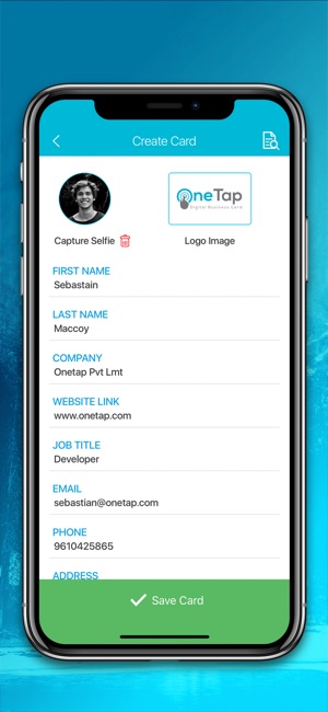 OneTapme Mobile Business Card(圖1)-速報App