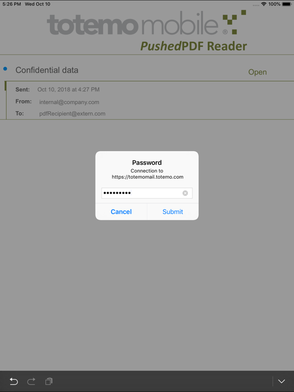 Screenshot #5 pour totemomobile PushedPDF Reader