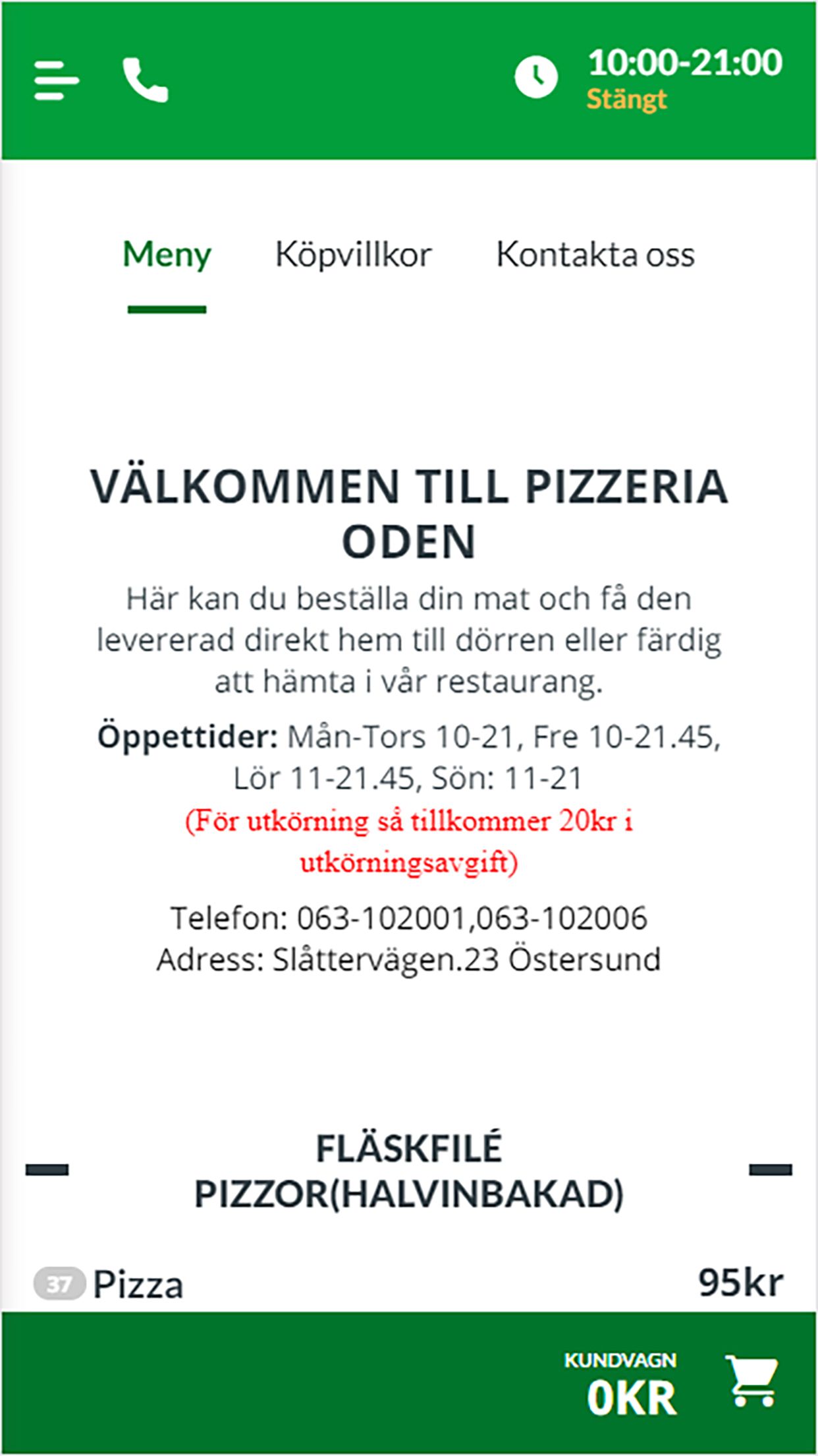 Oden Pizzeria