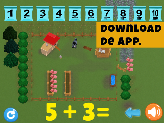 Tellen en rekenen - juf Jannie iPad app afbeelding 5