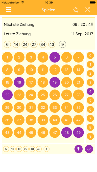 Screenshot #1 pour LottoWunder – Das Lotto Spiel