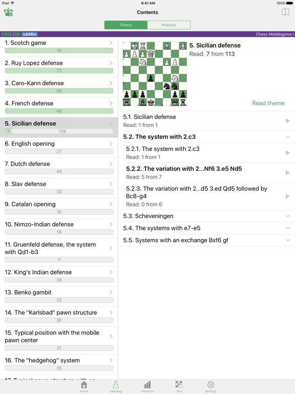 Chess Middlegame I iPad screenshot 4 - Games app
