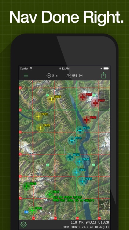 MilGPS - MGRS & USNG Grid GPS for Land Navigation