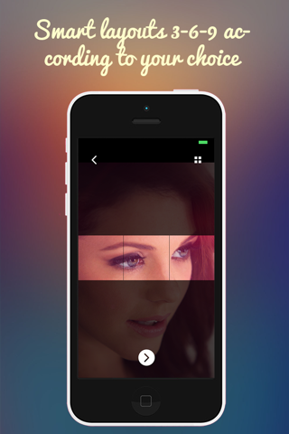 Square Grid Post Pro Panorama Splitter - náhled