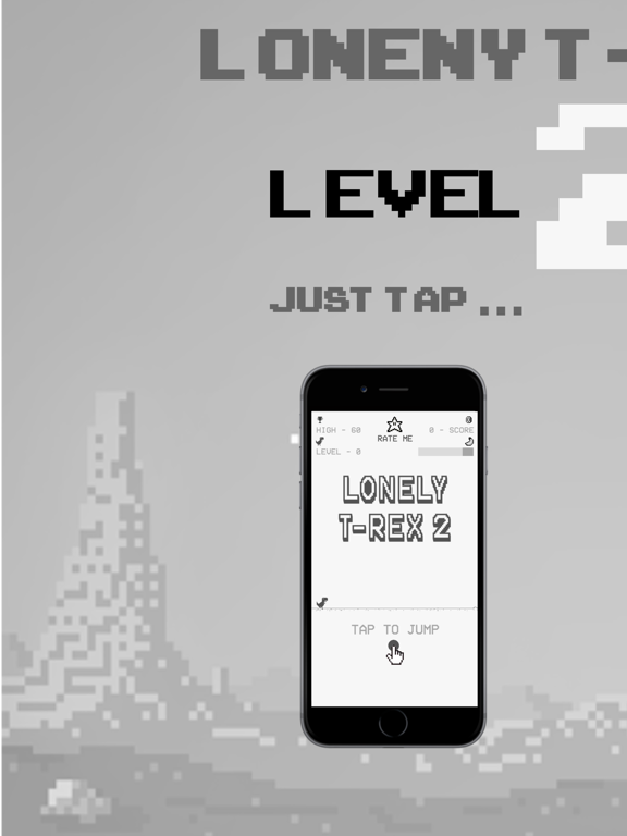 Screenshot #4 pour Lonely T-Rex Run 2: Level Up