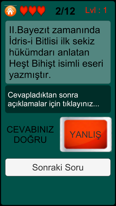 Screenshot #3 pour Kpss Doğru Yanlış