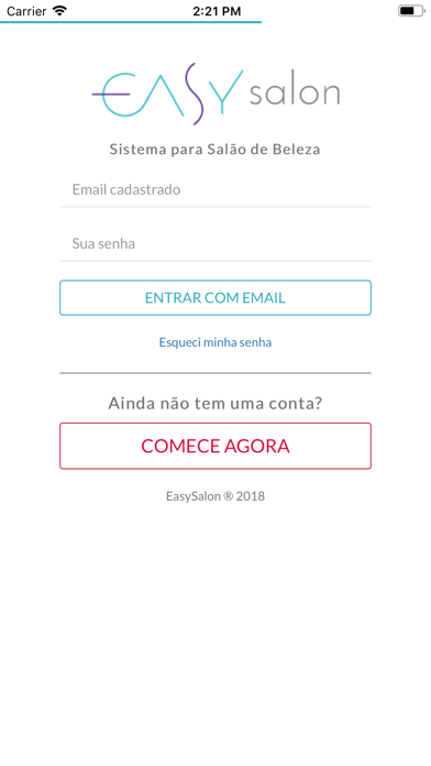Screenshot #1 pour EasySalon Profissional