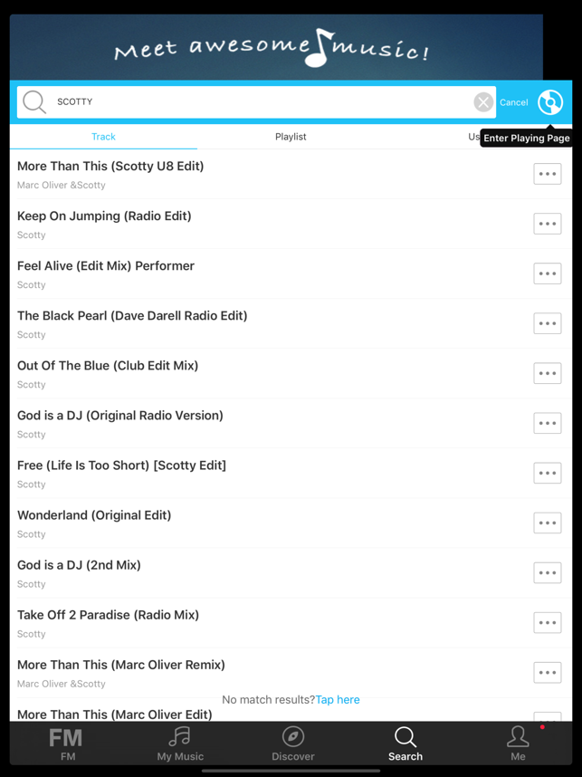 Music FM Awesome 手机音乐电台 Screenshot