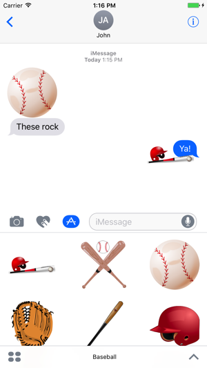 Baseball Stickers: Home Run!