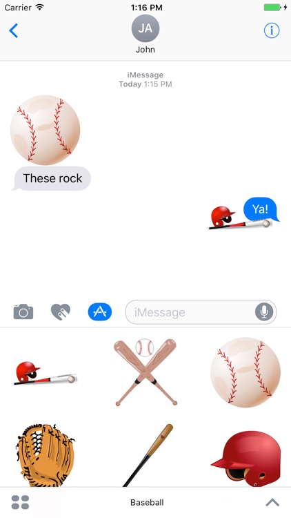 Baseball Stickers: Home Run!
