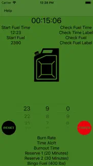 mil fuel check iphone screenshot 2