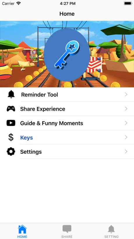Keys For Subway Surfers