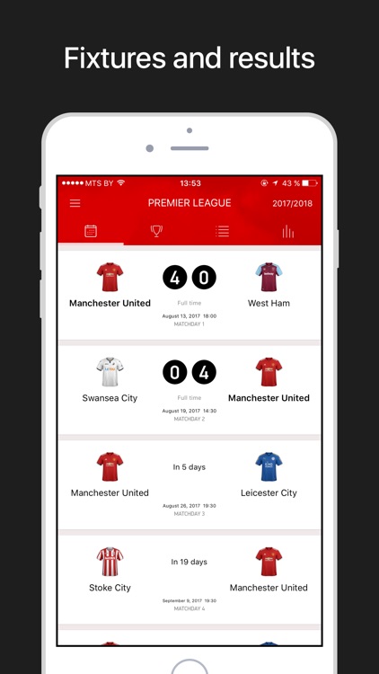 MU Live – Scores & Results. screenshot-3
