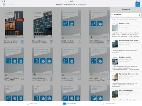 Screenshot #5 pour HUECK Systems Documentation