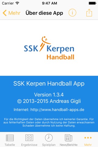 SSK Kerpen Handball screenshot 4