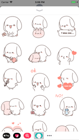 Chubby Dog Animated Stickers screenshot