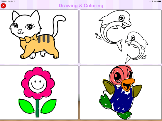 ABC Tracing - Coloring Book iPad screenshot