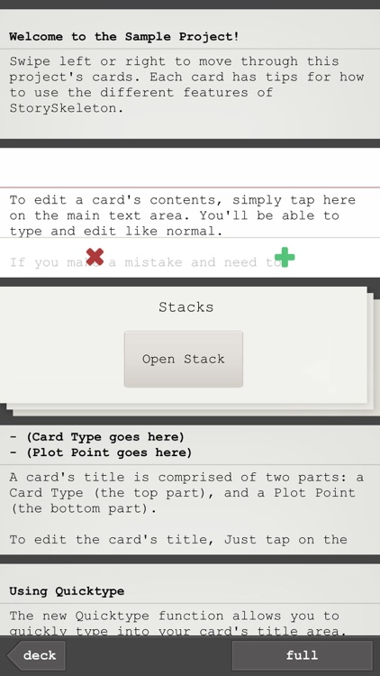 StorySkeleton screenshot-3
