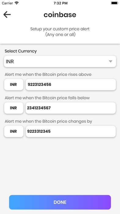 Crypto Alerts App screenshot 2