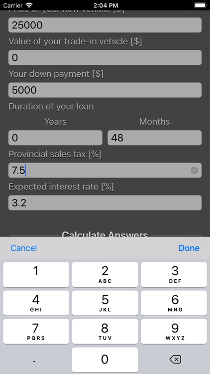 Auto Loan Calculator Plus screenshot-4