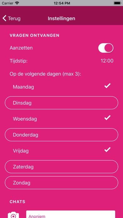 Zorgdialoog screenshot 2