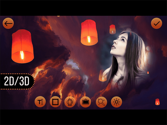 Screenshot #4 pour Chinese Lantern Photo Frames