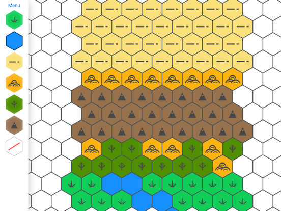 Hex Map Maker iPad screenshot 5 - Games app