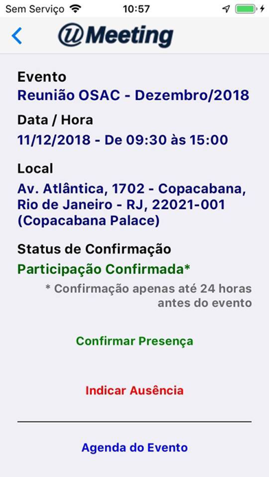 U-Meeting iPhone screenshot