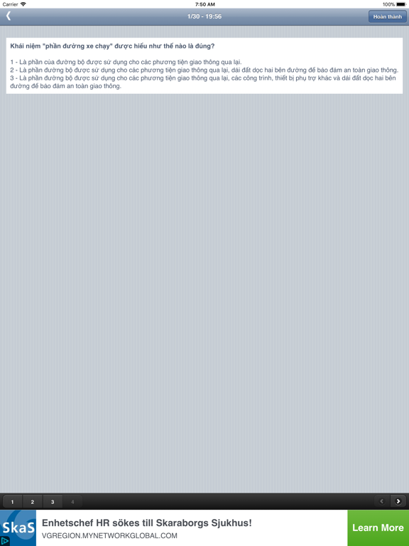 Screenshot #6 pour Ôn thi lý thuyết sát hạch ôtô