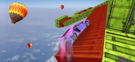 不可能的汽車特技賽車手