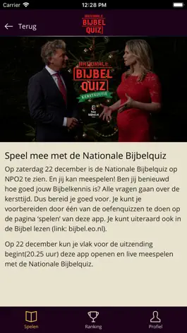 Game screenshot Nationale Bijbelquiz apk