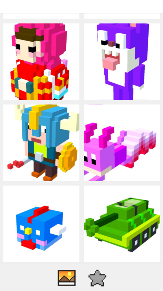 #1. Voxel Art 3D - Color by number (iOS) 由: ShangHai Heavin Games Network Technology Co.,Ltd.