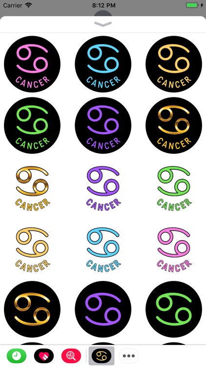 CANCER Stickers