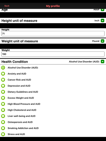 Alcohol Use Disorder screenshot 2