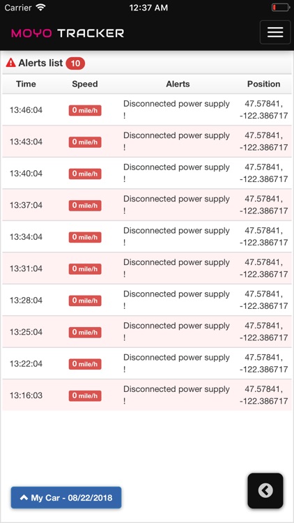 MOYO TRACK - Gps Tracker screenshot-3