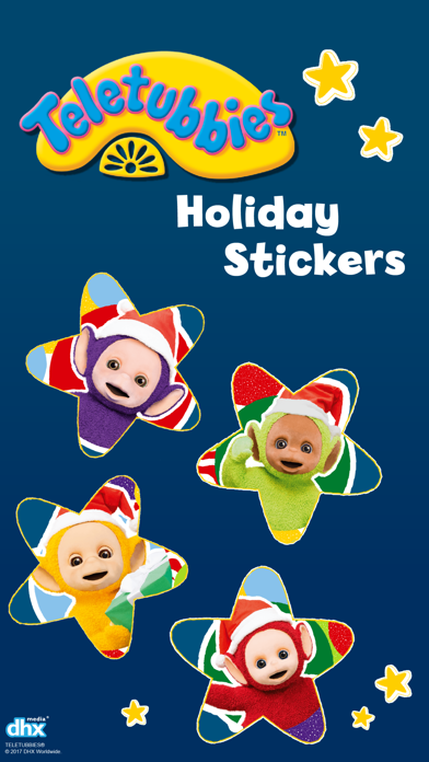 Screenshot #1 pour Teletubbies Holiday Stickers