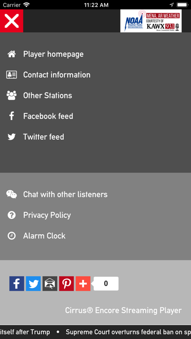 Screenshot #2 pour Mena Weather Radio