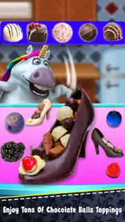 fat unicorn diy chocolate shoe iphone screenshot 3