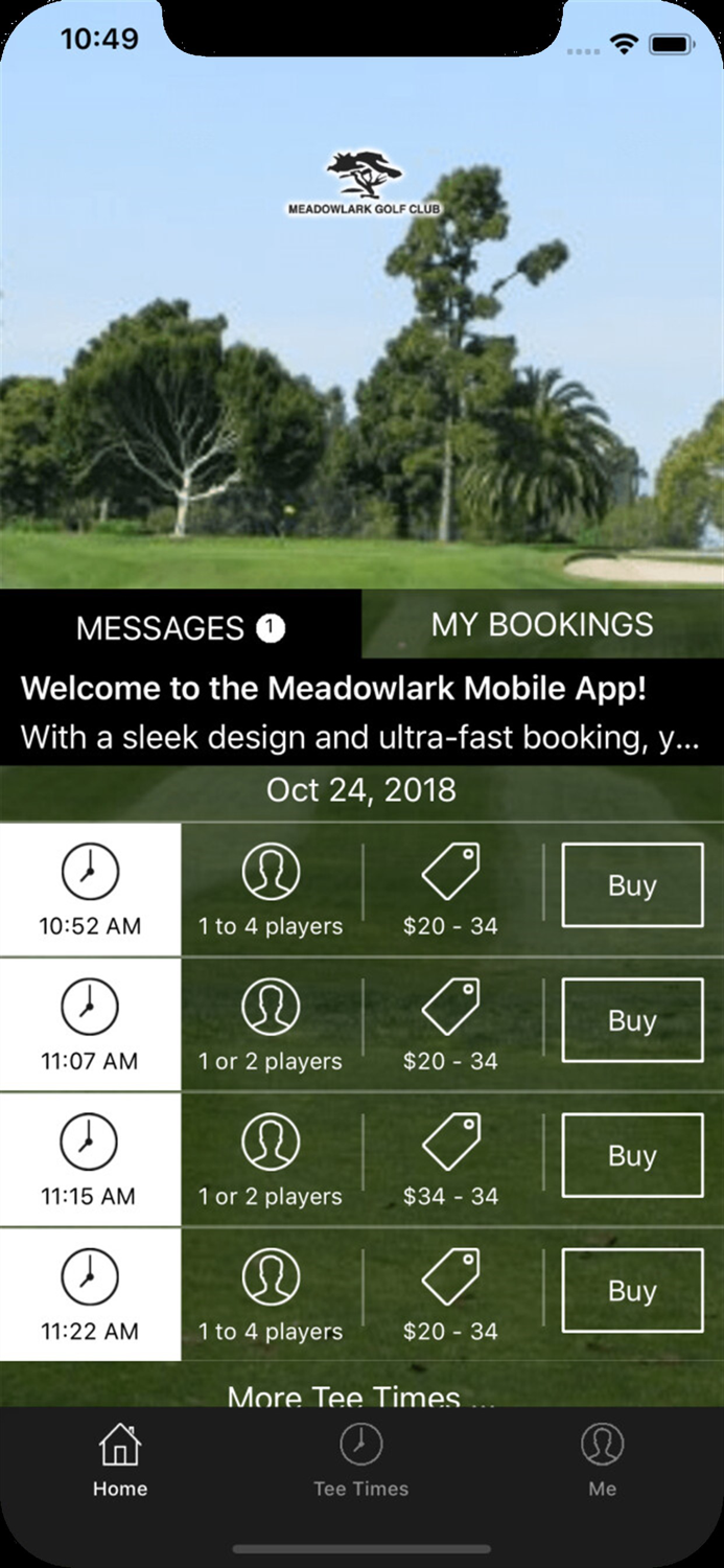 Meadowlark Golf Tee Times