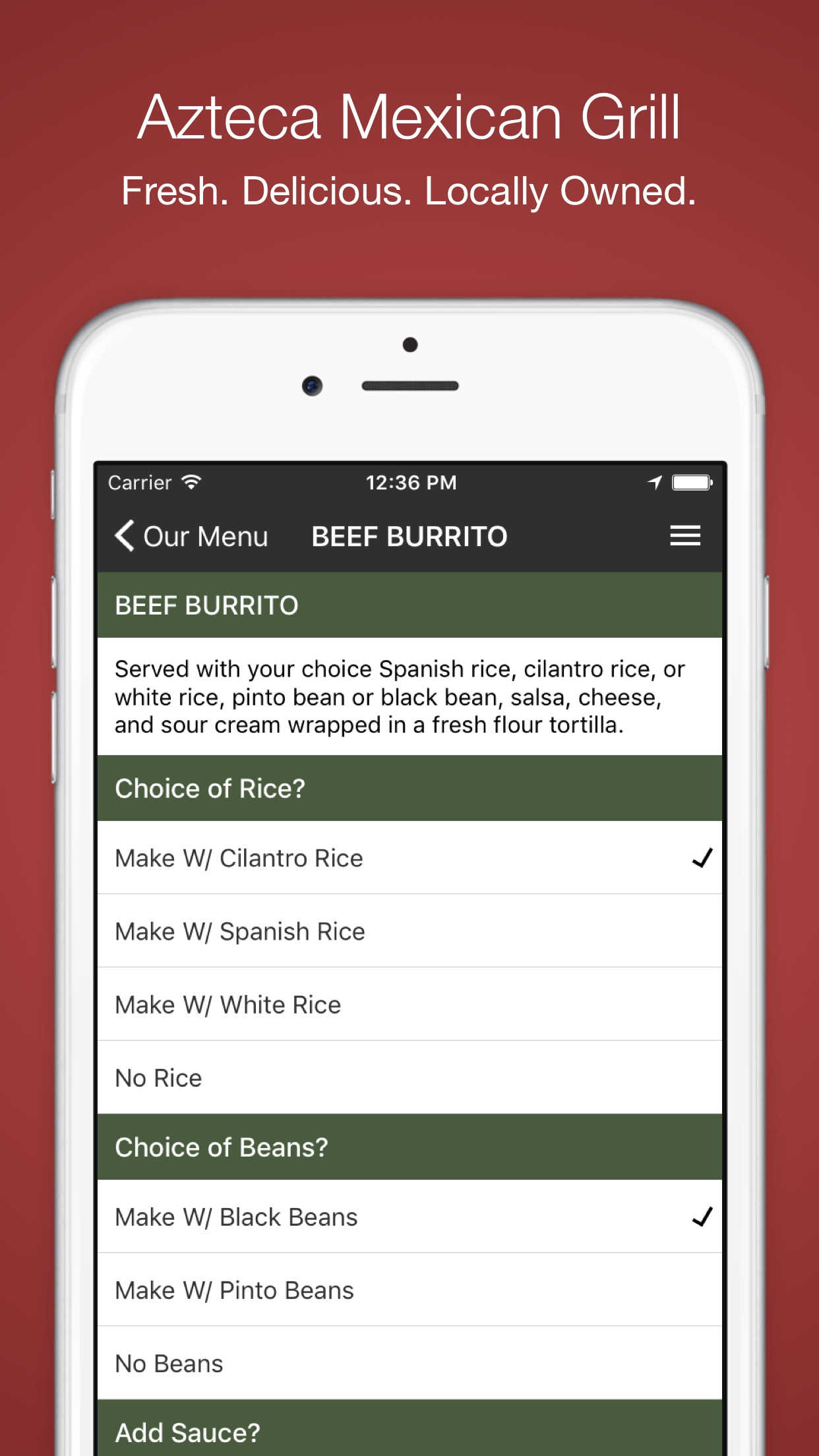 Azteca Mexican Grill - Order