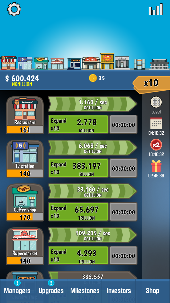 Business Tycoon - Idle Clicker