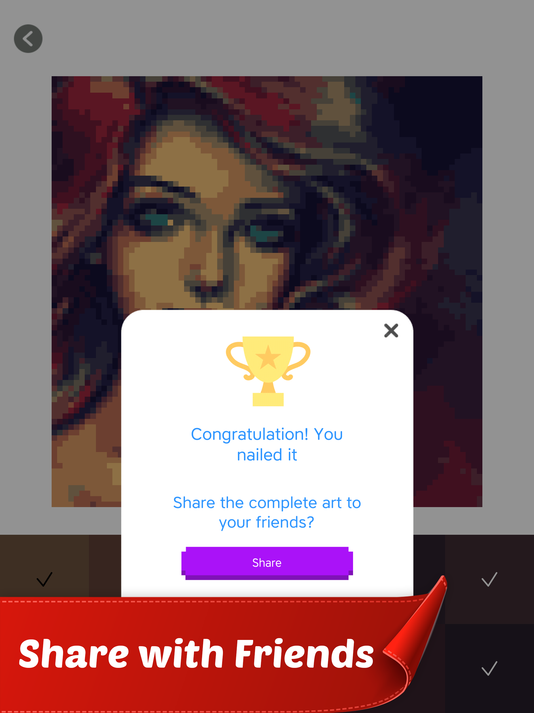 Pixel Color by Number Art Game