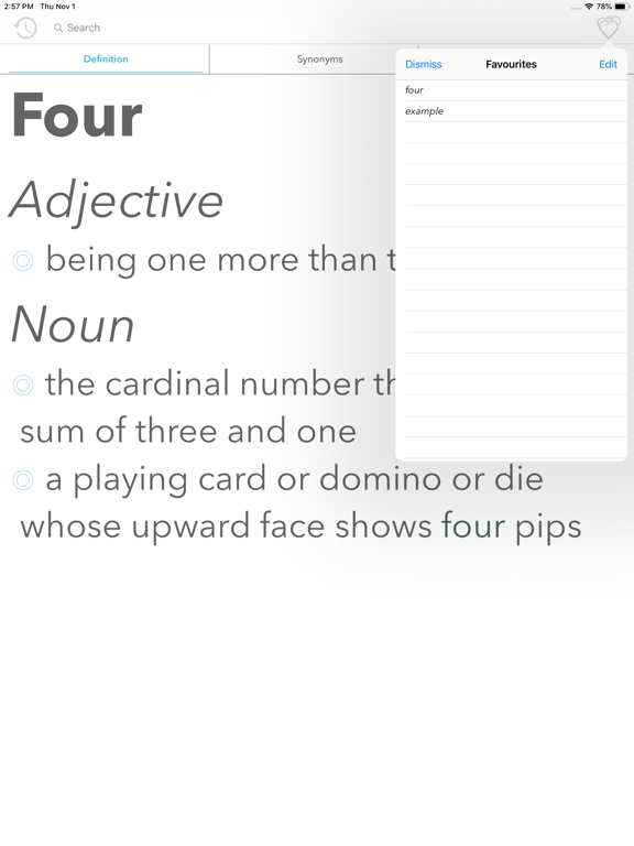 Dict-o-saurus Rex iPad screenshot 5 - Reference app