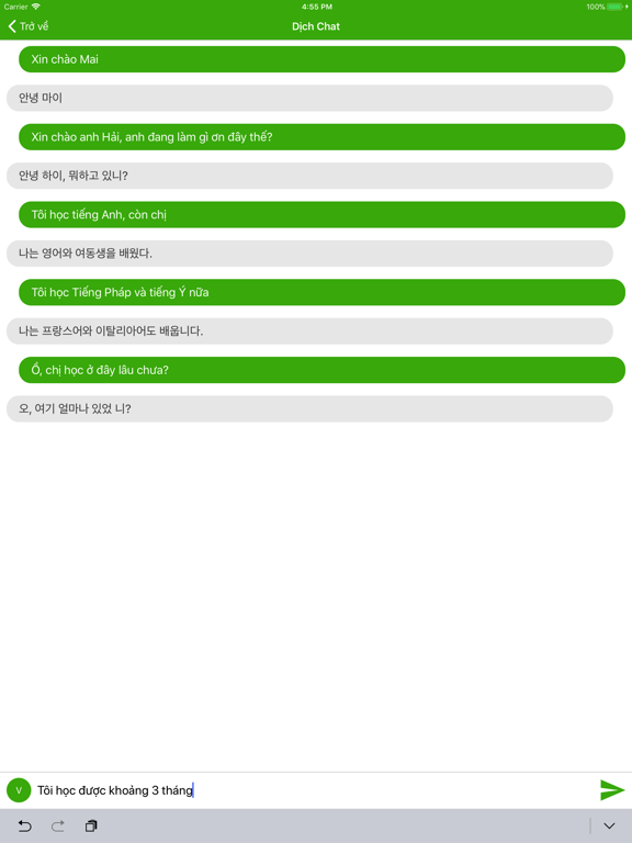 Dịch tiếng Hàn - Dịch Hàn Việt iPad screenshot