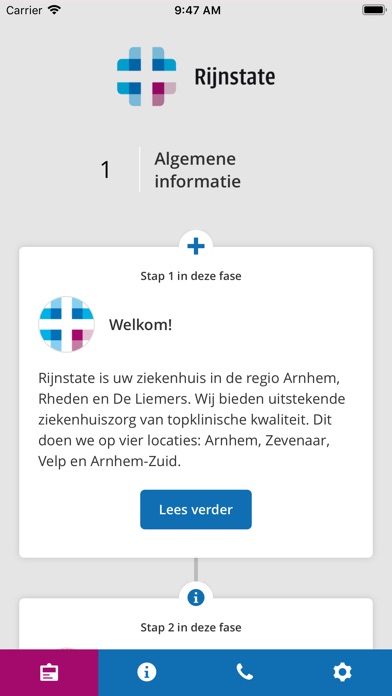 Rijnstate Zorgapp screenshot 2