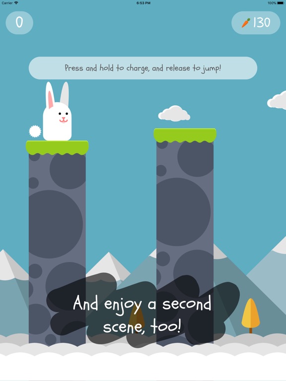 Jump Jump Rabbit iPad screenshot