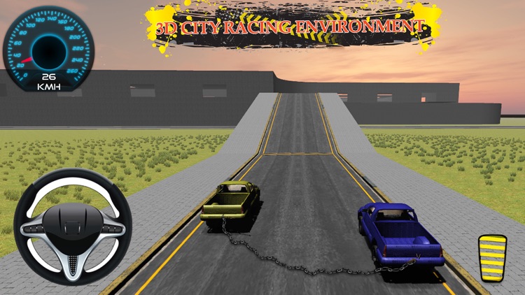 Chained Cars Track Stunt Drive screenshot-3