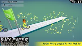 Game screenshot Paper BMX - Bike Race Stunts hack